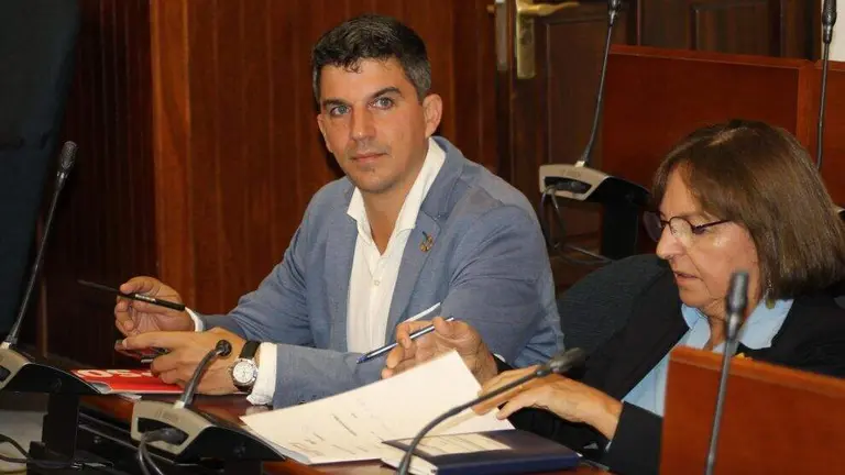 El portavoz del PSOE, Daniel Fern&aacute;ndez.