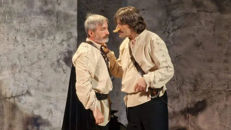 Obra de teatro sobre Cyrano.