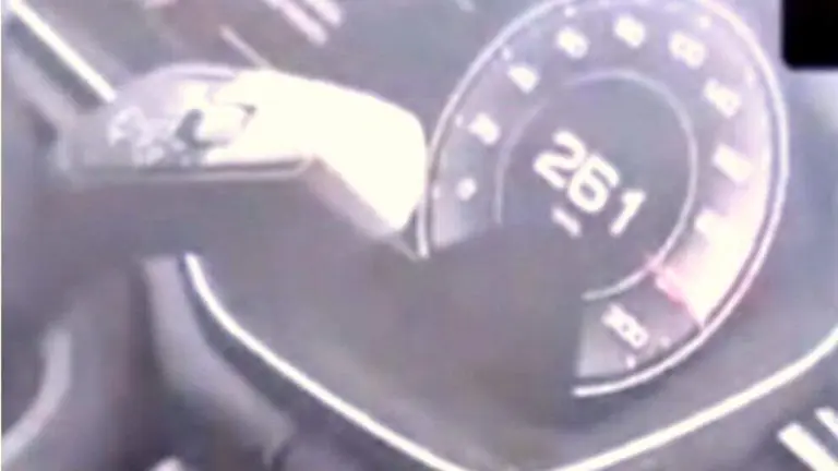 Velocidad de circulación del vehículo.