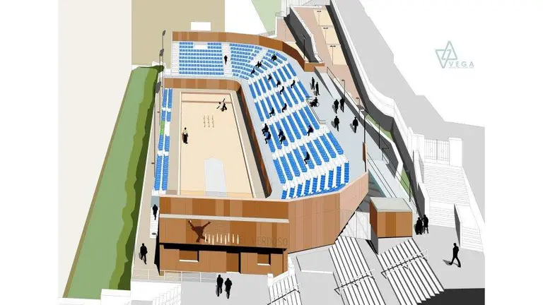 Infograf&iacute;a de la futura bolera El Verdoso.