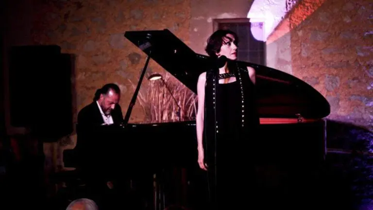 Luz Casal en concierto.