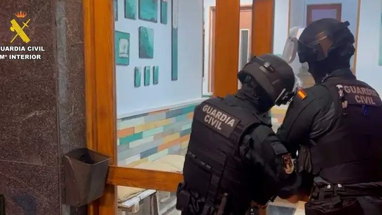 Intervención de la Guardia Civil.