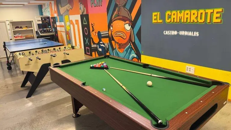 Interior del Centro Juvenil El Camarote.