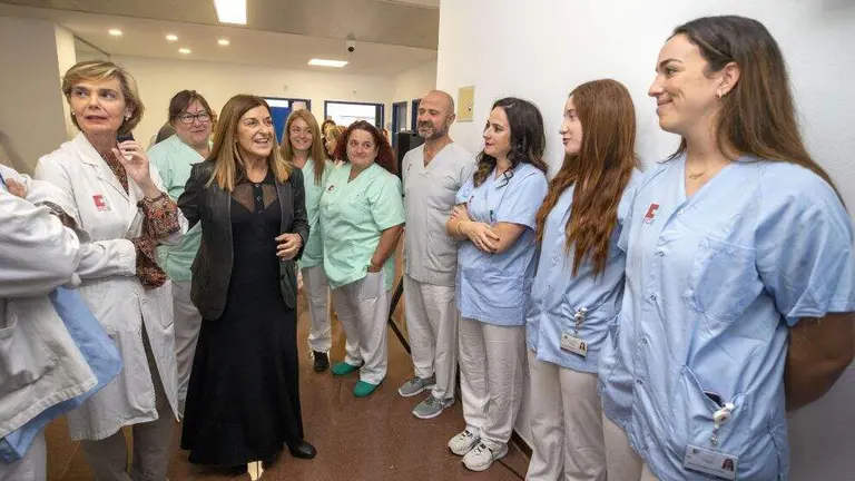 Un momento de la inauguración de las instalaciones en Sierrallana.