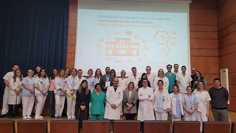 Personal del Hospital Universitario Marqués de Valdecilla.