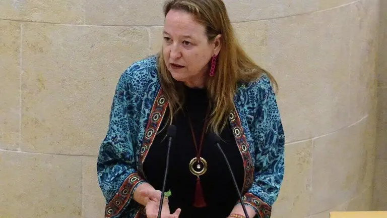 La portavoz de Vox en el Parlamento, Leticia Díaz.