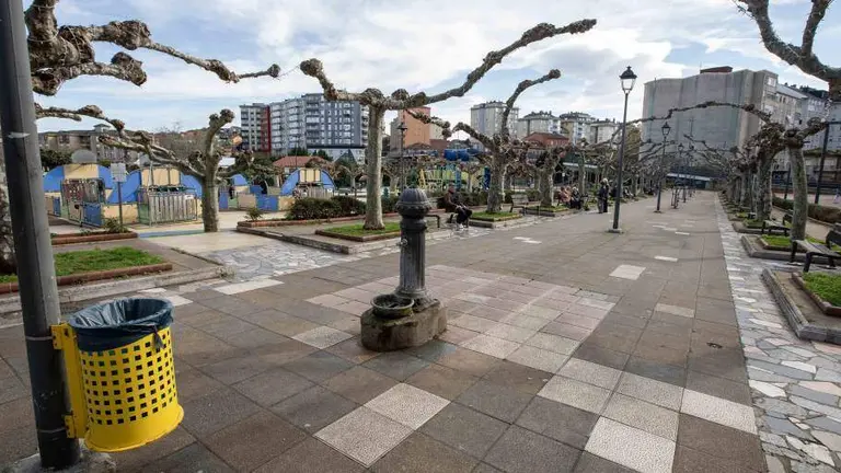 Estado actual del Parque de Maliaño.