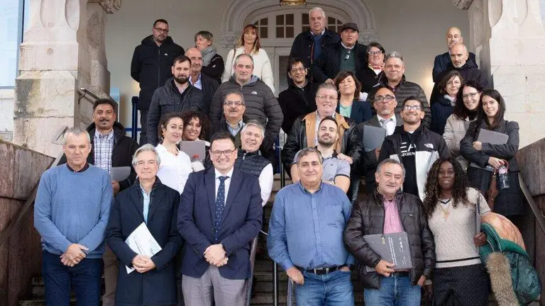 Asistentes a las Jornadas sobre el Comercio Ambulante.