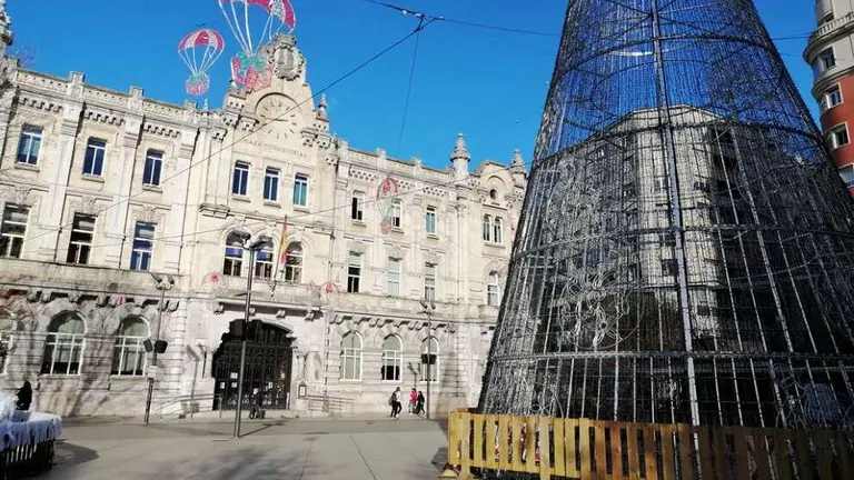 Santander se prepara para la Navidad.