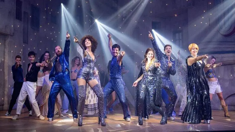 Un momento de 'Mamma m&iacute;a'.