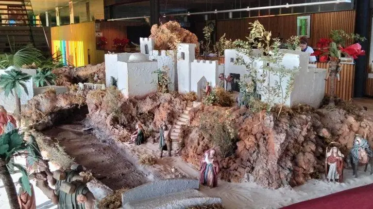 Bel&eacute;n en el Ayuntamiento de Meruelo. R.A.