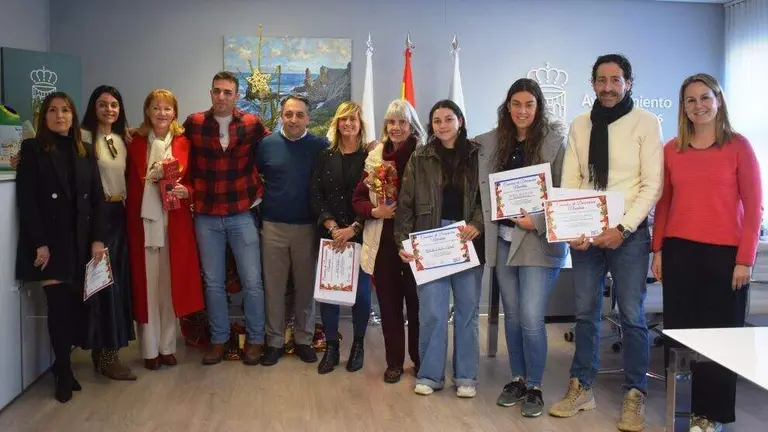 Ganadores del Concurso de Decoraci&oacute;n Navide&ntilde;a en Pi&eacute;lagos.