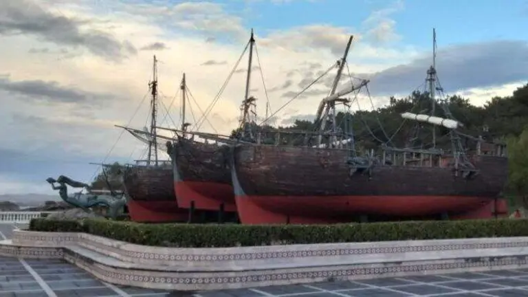 Galeones en La Magdalena. R.A.