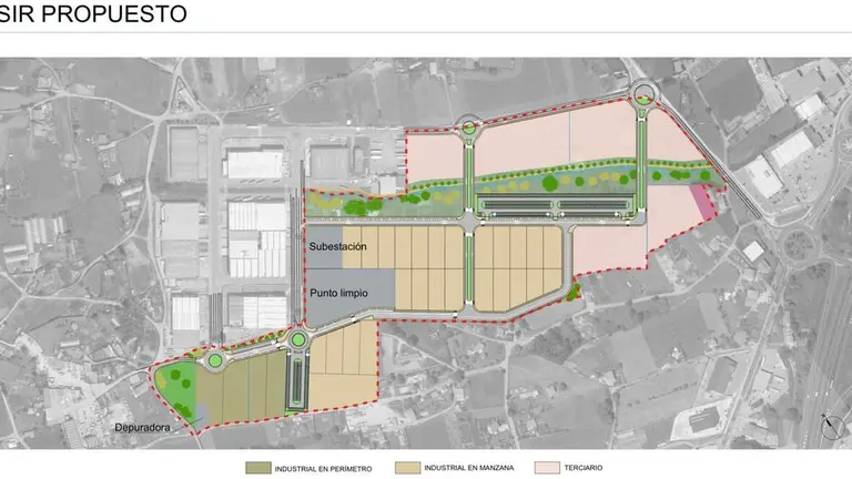 Propuesta del PSIR del Parque Industrial y Empresarial de Laredo.