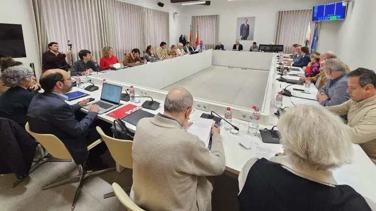 Un momento del Pleno de Torrelavega.