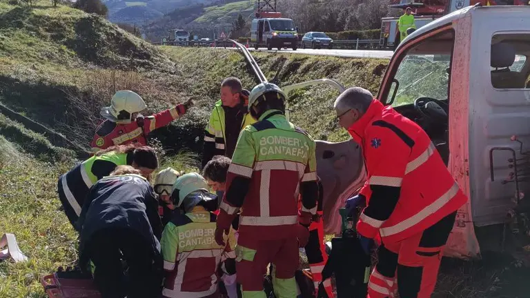 Accidente en la autov&iacute;a.