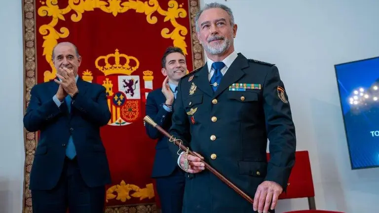 Un momento del acto de la toma de posesi&oacute;n