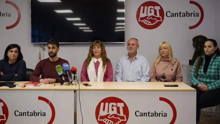 Rueda de prensa del comit&eacute; de empresa de la Srecd.