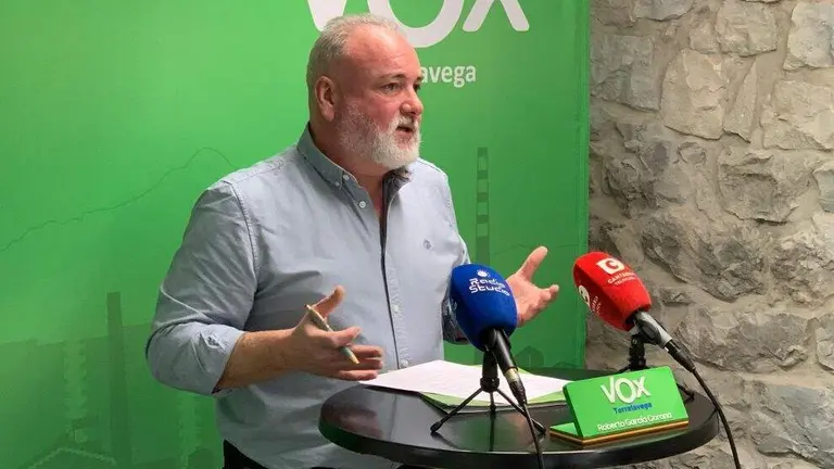 El portavoz de Vox, Roberto Garc&iacute;a Corona.