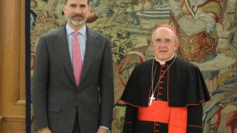 Acto de Carlos Osoro junto al Rey Felipe VI.