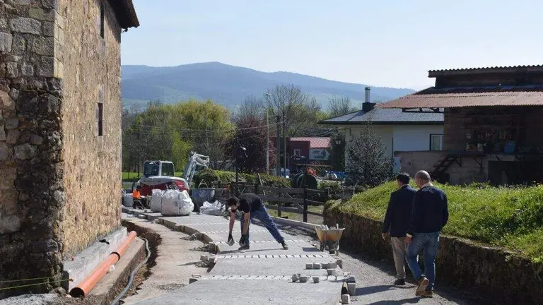 Estado de las obras en el barrio Edesa.