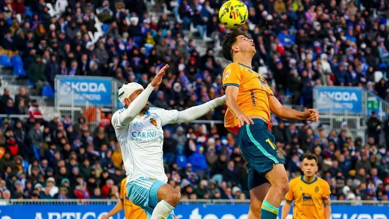 El Zaragoza logr&oacute; el segundo tanto en la recta final.