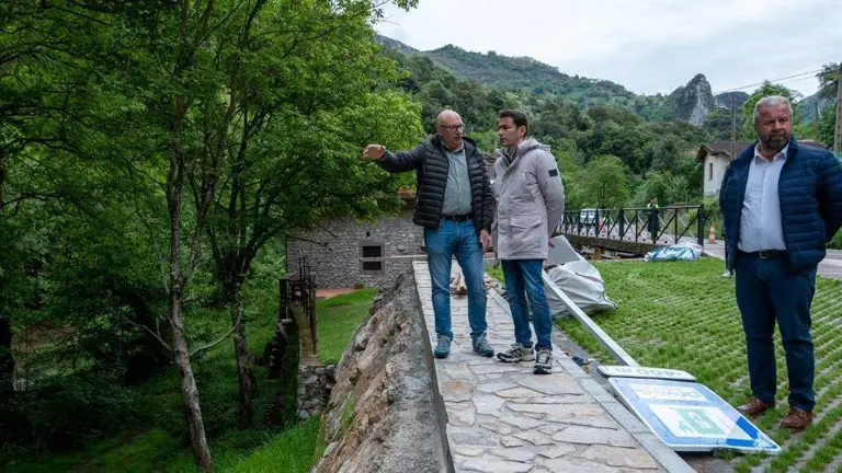 Visita a las obras del Desfiladero de La Hermida.