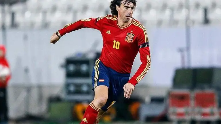 Emilio Amavisca en la selecci&oacute;n espa&ntilde;ola.