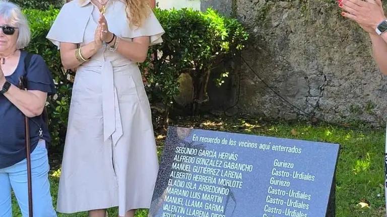 Acto de homenaje en Castro Urdiales.