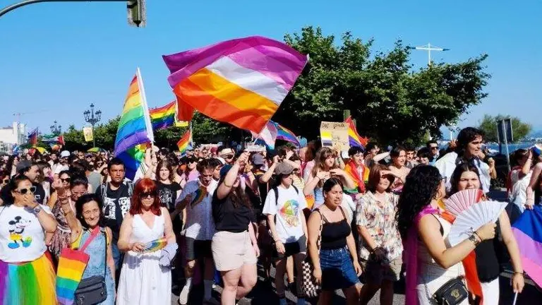 Manifestaci&oacute;n en Santander.