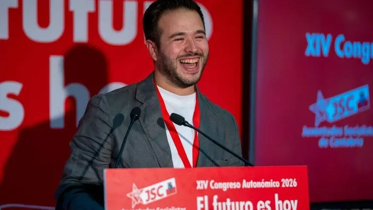El secretario General de Juventudes Socialistas de Cantabria, Fran Cano.