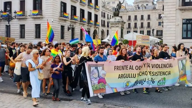 Manifestaci&oacute;n del Argullu en Santander.