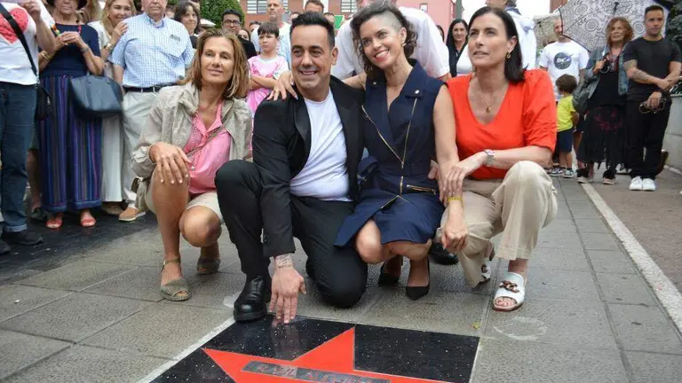 Descubrimiento de la Estrella d ela Fama en Santander.