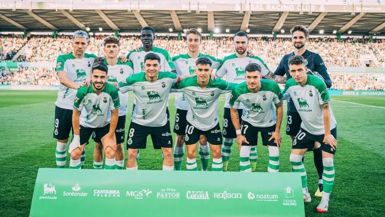 Alineaci&oacute;n del Racing de Santander.