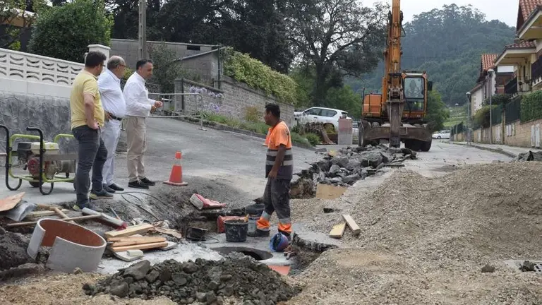 Obras de canalizaci&oacute;n de las aguas pluviales.