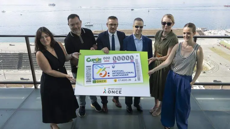 Acto de presentaci&oacute;n del cup&oacute;n de la ONCE.