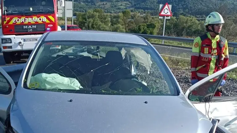 Accidente en la autov&iacute;a.