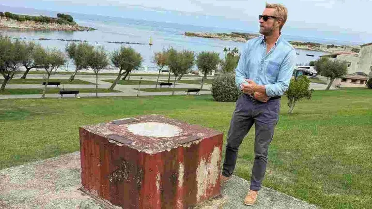 El portavoz del PRC en Santander, Felipe Pi&ntilde;a, en La Maruca.