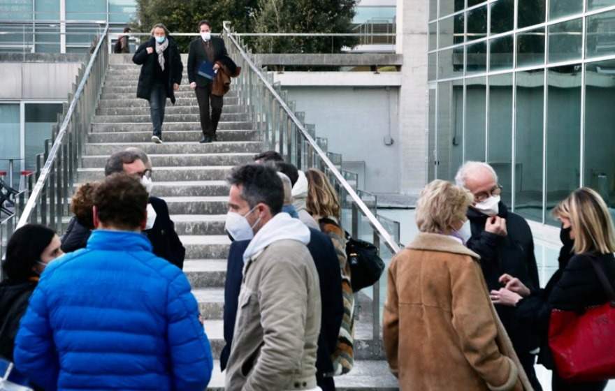 El consejero de Obras Públicas de Cantabria se reunió con los propietarios de Cerrias, de Piélagos.