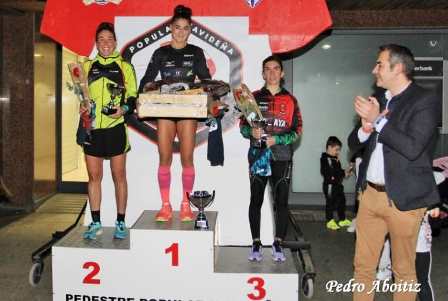 Dolores Marco se impuso en féminas senior. Pedro Aboitiz