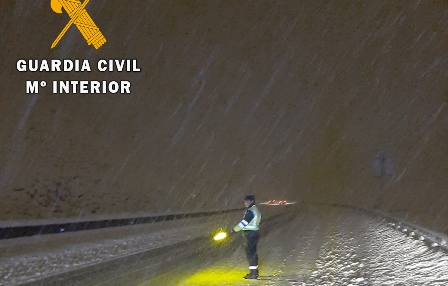 Situación de la carretera en la A-67.