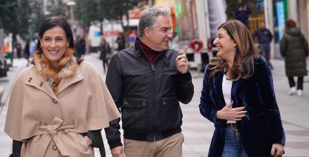 Los representantes del PP en Santander.