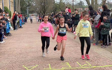 El maratón infantil para niños.
