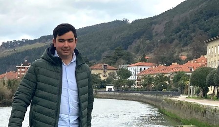 El candidato popular en Limpias.