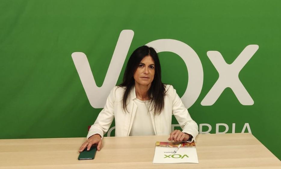 La portavoz de Vox en Santander, Laura Velasco.