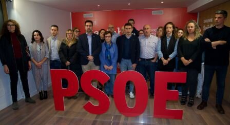 Representantes del PSOE de Cantabria.