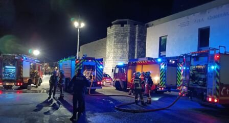 Los Bomberos intervinieron en el suceso.