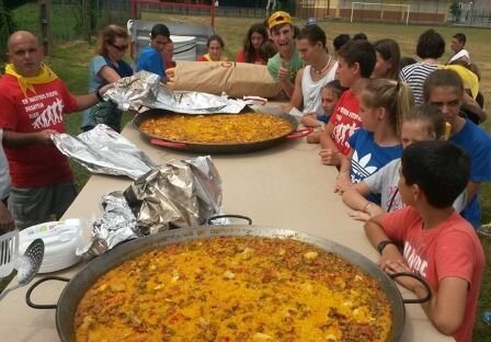 Degustación de paella. Facebook