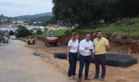 Las autoridades políticas visitaron las obras.