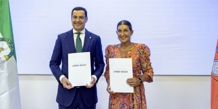 Los presidentes autonómicos en la rueda de prensa.